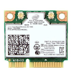 Placa Dual Band Mini PCI-e Wireless + Bluetooth (7260HMW)