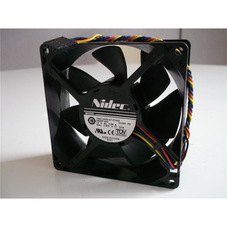 Ventoinha Nidec 90x90x32mm 12V 0,55A Preta