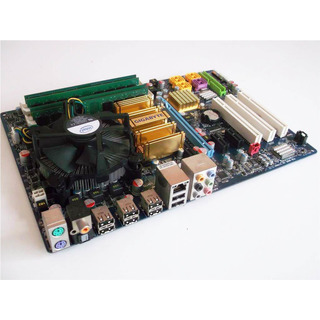 Motherboard 775 Gigabyte GA-P35-DS3R+E6550+4GB DDR2+Cooler Original