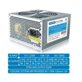 Fonte Alimentação HANTOL 550Watts 120MM(HPSU550)
