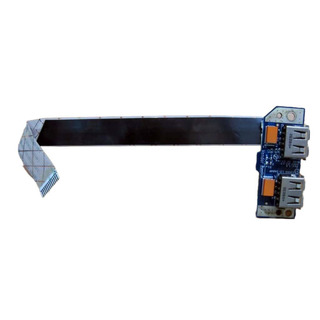 Placa 2x USB Toshiba A200|A205|A215 C/ Cabo (LS-3484P)