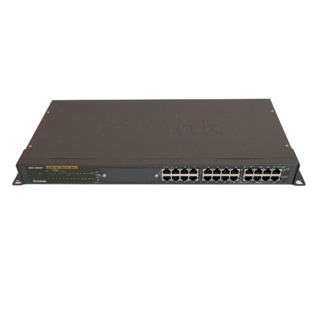 Switch D-Link 24 Portas DES-1024R+ 10/ 100Mbps Metal Rack