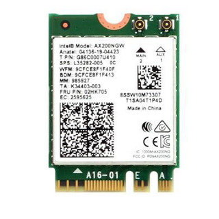 Placa Wireless Mini Pcie Dual Band Wifi 6 + Bluetooth 5.0 (AX200NGW)