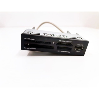 Leitor Cartões 2.5'' Interno com frontal Preto USB 2.0 (405955-003)