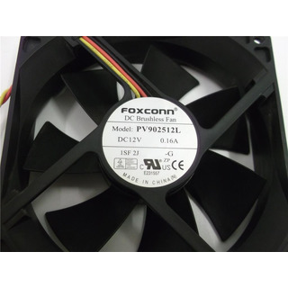 Ventoinha Foxconn 92x92x25mm Preta