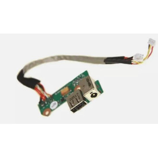 Placa USB + DC Jack c/ cabo HP Pavilion DV6500 (DDAT8APB3004907)