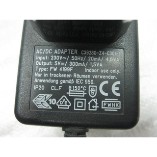 Carregador Siemens para Telemovel C39280-Z4-C301-1