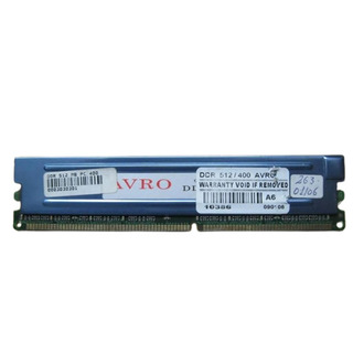 Memória AVRO DDR1 512MB PC- 3200 400MHZ