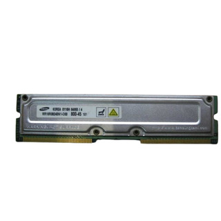 Memória Samsung RIMM 64MB PC2-6400U 800MHZ