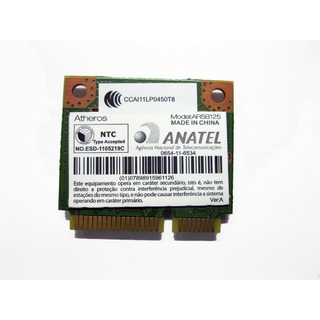 Placa WiFi Wilreless AR5B125 Mini PCI-E C 802.11 bgn