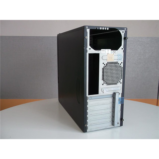 Caixa mATX Goldnet Preta Cinza
