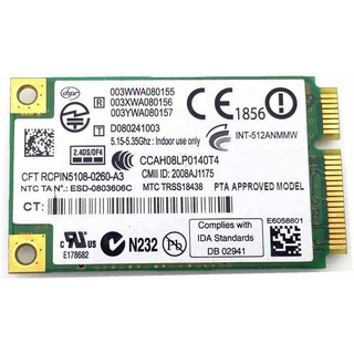Placa Wireless  Wifi Mini PCI-e 300Mbps Intel Link 5100