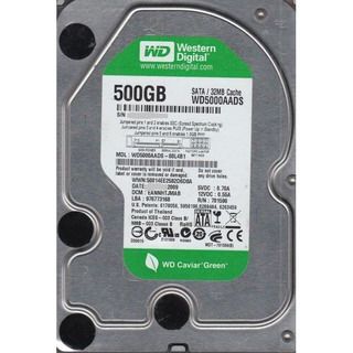 Disco Rígido Western Digital 500GB SATA 3.5'' 5400rpm