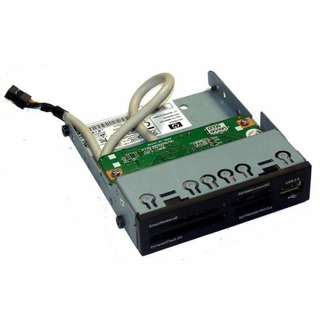 Leitor Cartões 2.5'' Interno com frontal Preto USB 2.0 (432548-001)