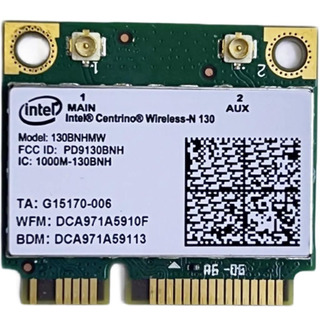 Placa Wireless Mini PCIe + Bluetooth Intel Centrino N 130 (130BNHMW)