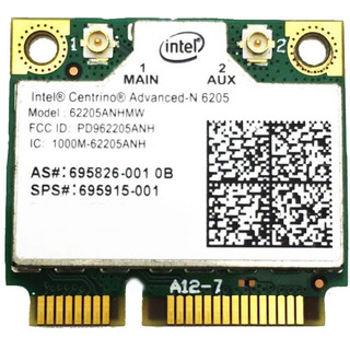 Placa Wireless Mini PCIe Intel Centrino Advanced-N 6205 62205ANHMW