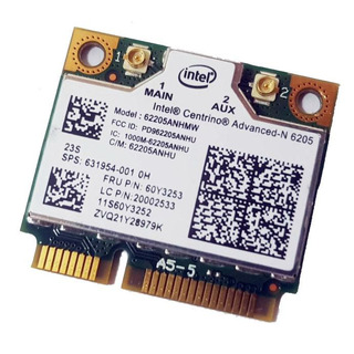 Placa Wireless Mini PCIe Intel Centrino Advanced-N 6205 (60Y3253)