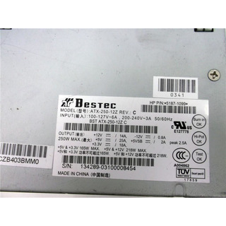 Fonte de Alimentação 250W Bestec (ATX-250-12Z)