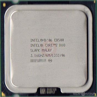 Processador Intel  Core 2 Duo E8500 6M Cache, 3.16 GHz, 1333MHz