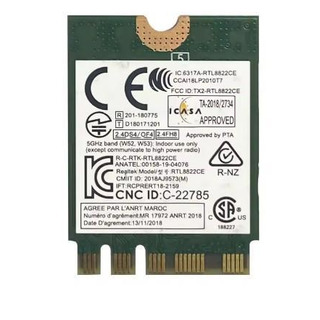 Placa Wifi Mini + Bluetooth 02HK703 (RTL8822CE)