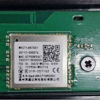 Módulo Wi-Fi, Sensor infravermelhos (Botão Ligar)TV TCL 55P69K (WKCT16R2501)