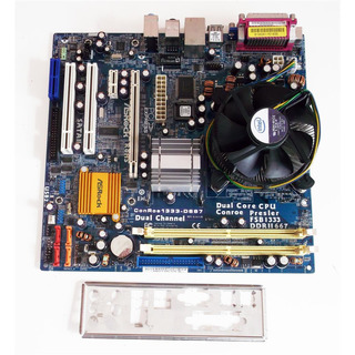Motherboard 775 Asrock Conroe1333-D667 E2160+4GB DDR2+Cooler
